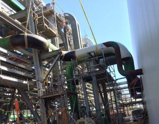 Large-diameter field piping